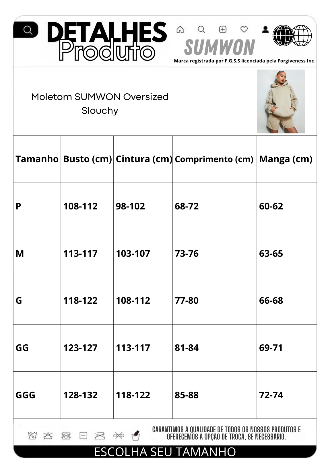 Moletom SUMWON Oversized Slouchy