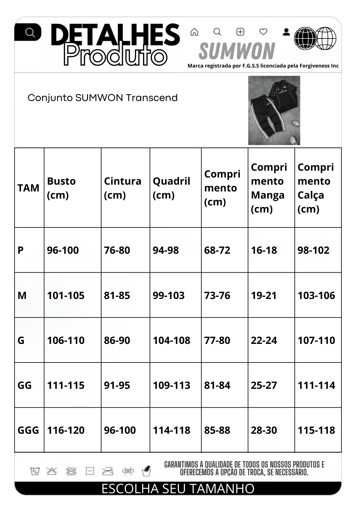 Conjunto SUMWON Transcend