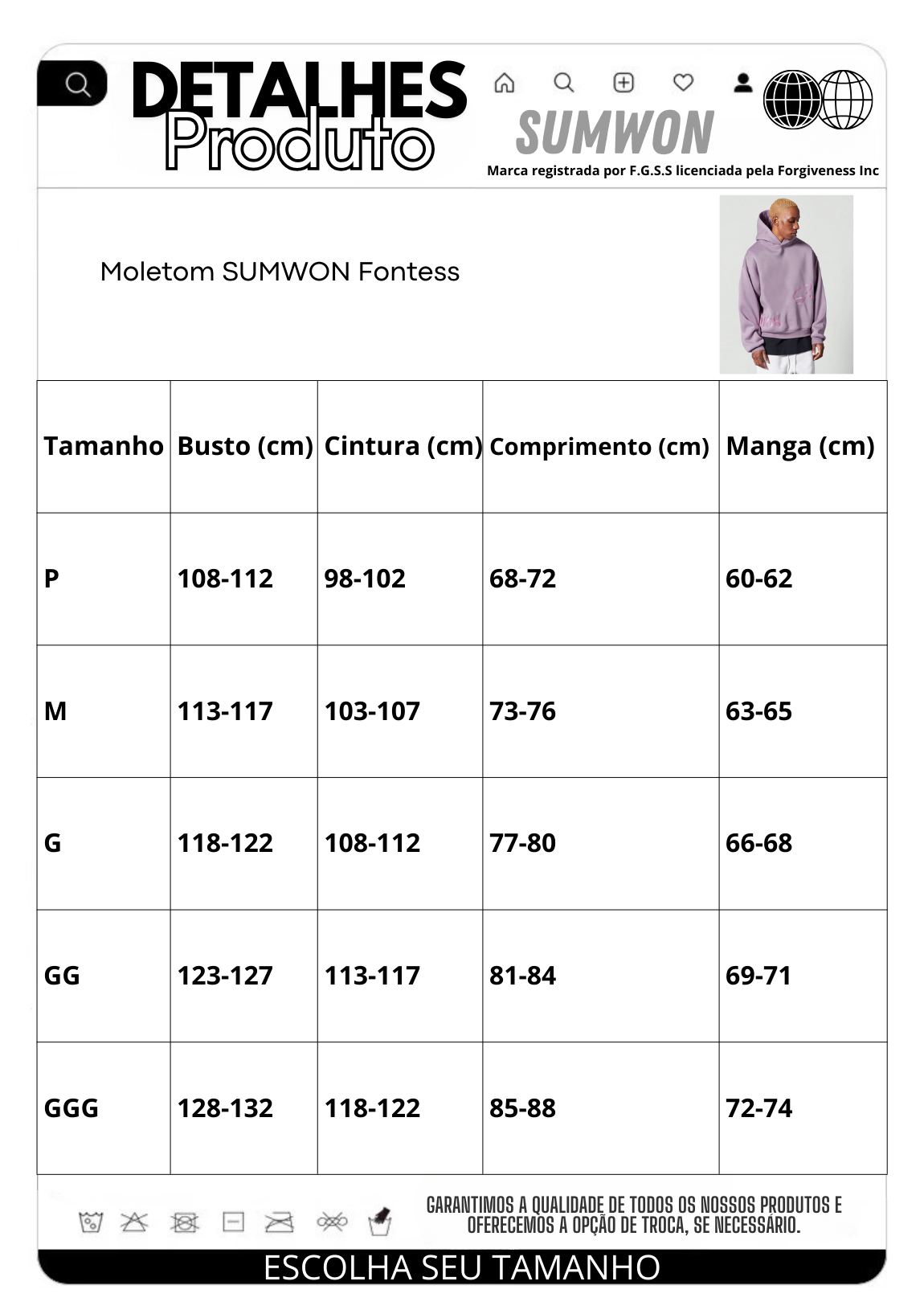 Moletom SUMWON Fontess