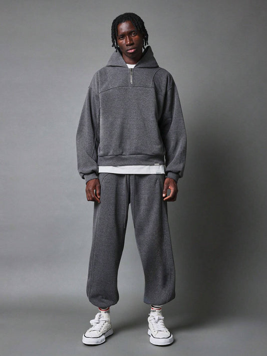 Conjunto SUMWON Oversized Zíper Parcial Jogger