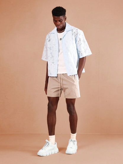 Camisa SUMWON Jacquard de Renda