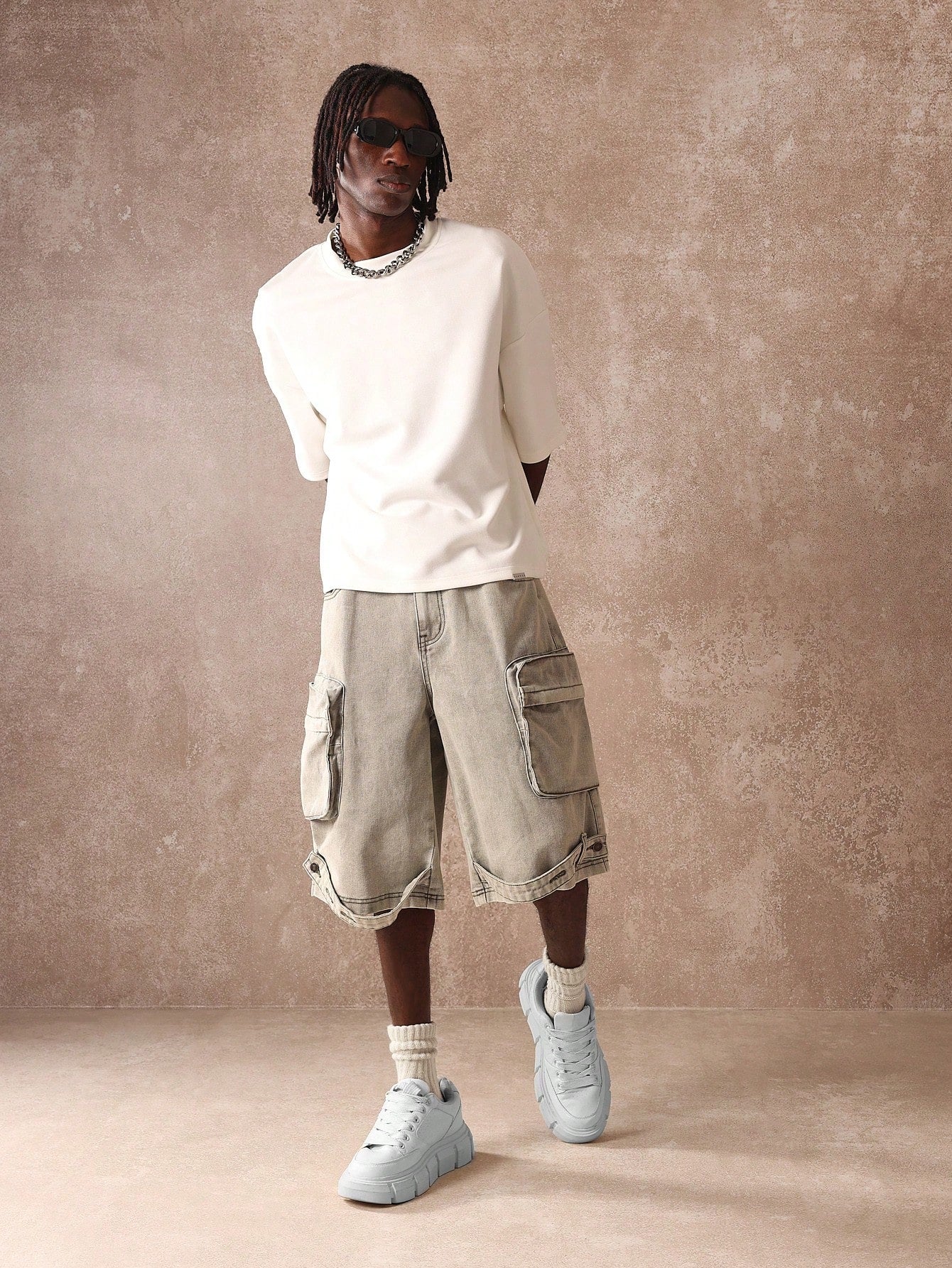 Camiseta SUMWON Boxy Oversized Veludo