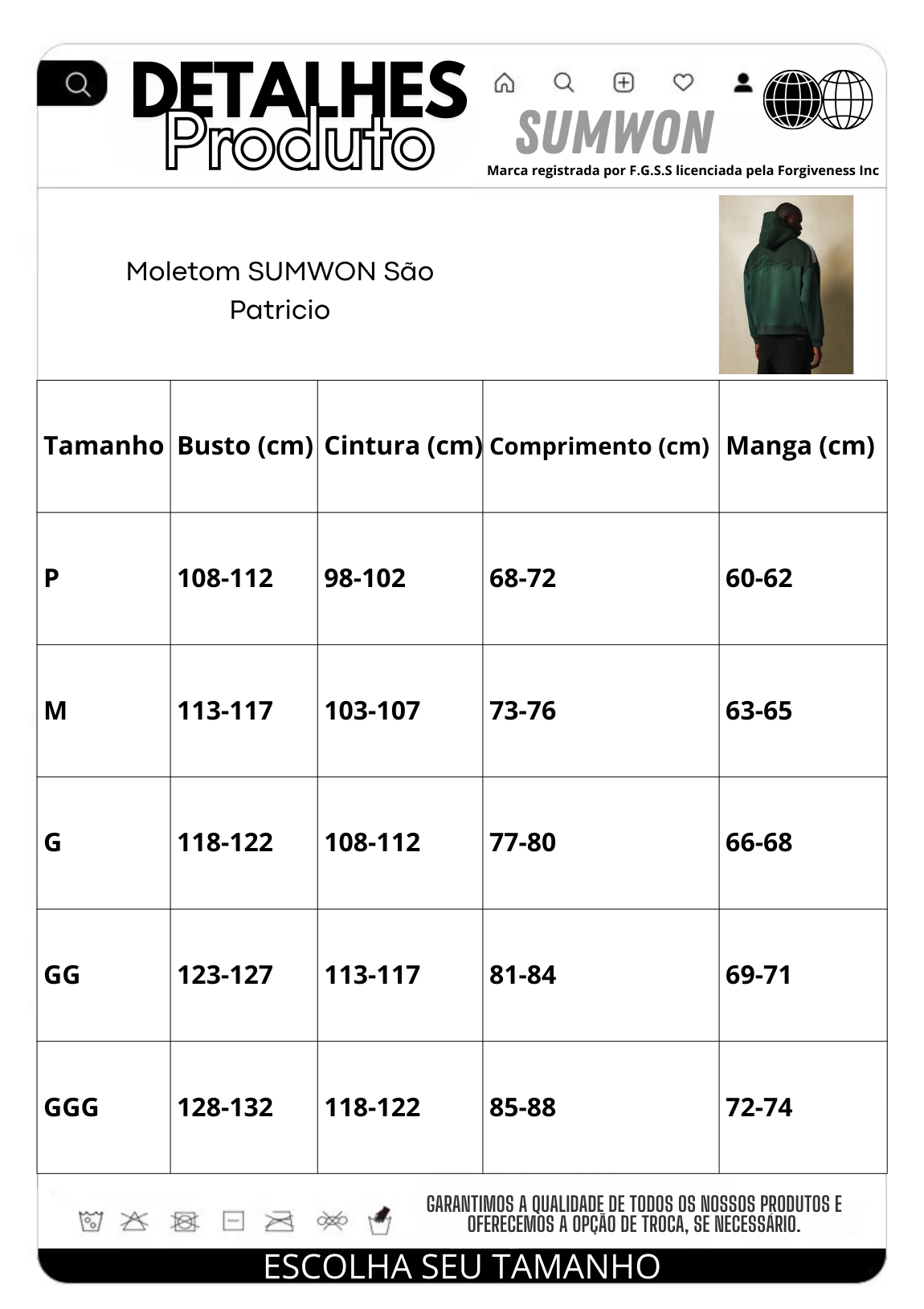 Moletom SUMWON São Patricio