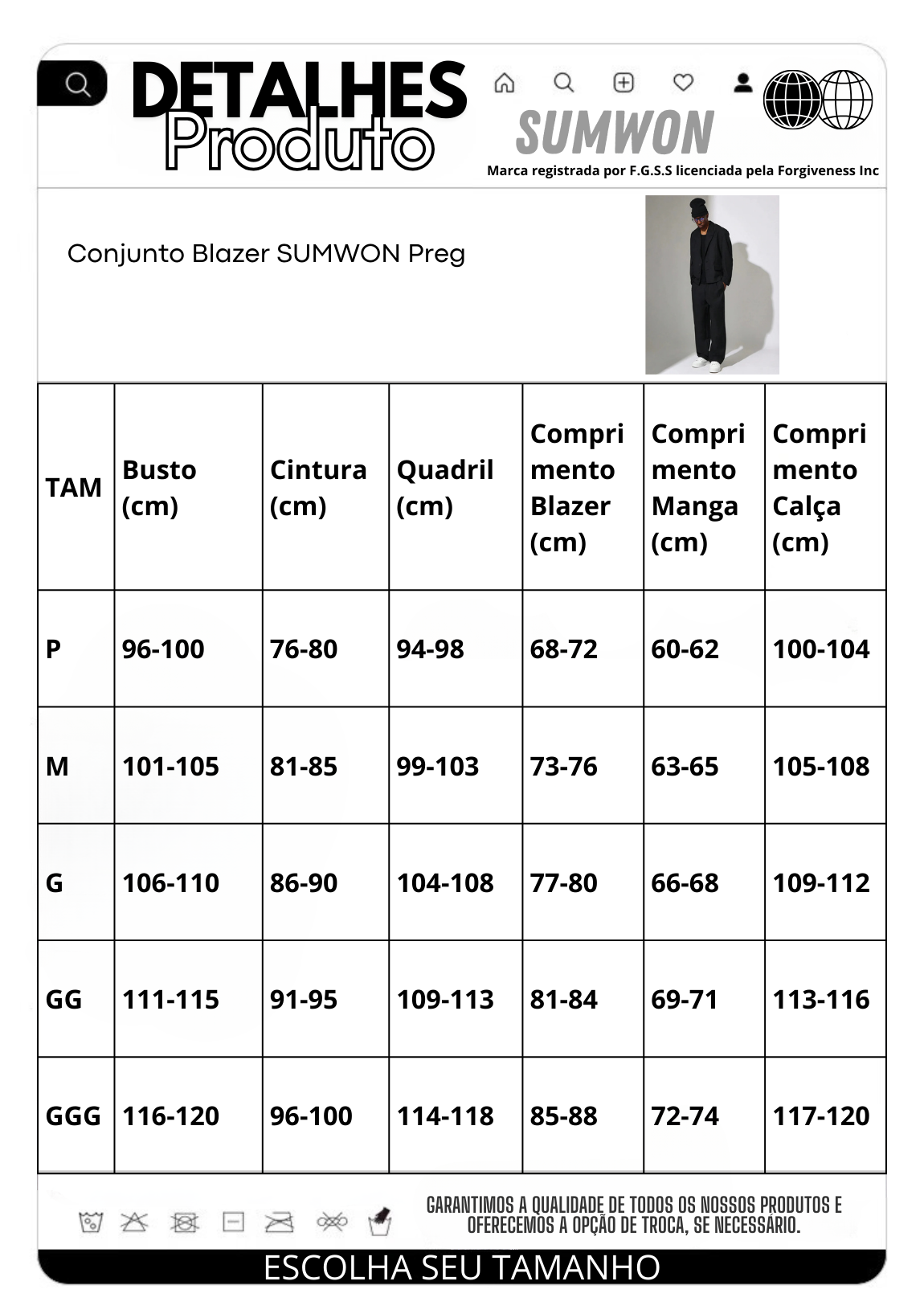 Conjunto Blazer SUMWON Preg