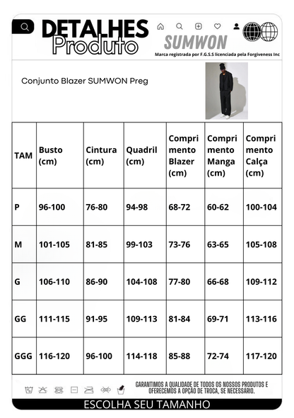 Conjunto Blazer SUMWON Preg