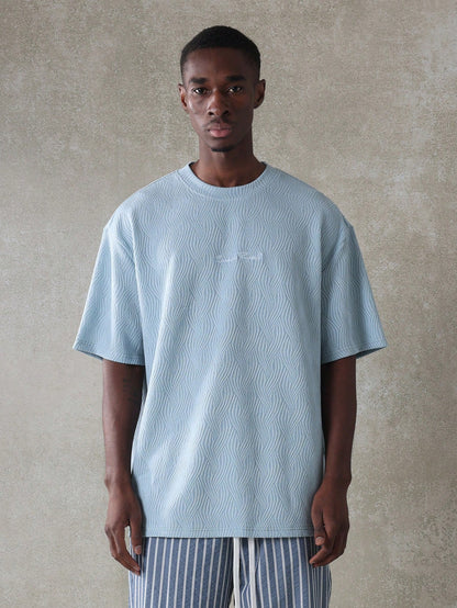 Camiseta SUMWON Veludo com Textura de Ajuste