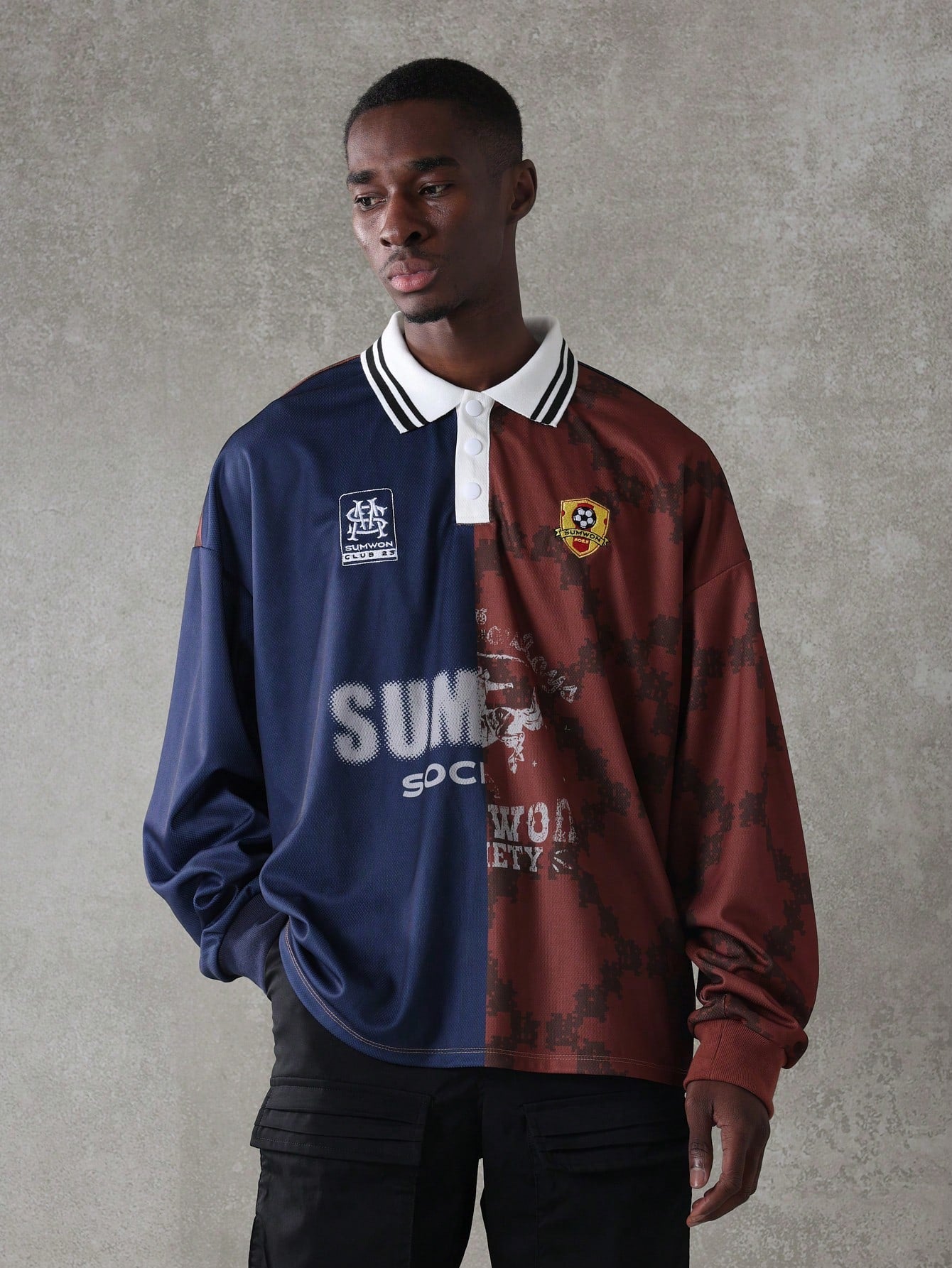 Camisa Polo SUMWON Soccer Colorblock