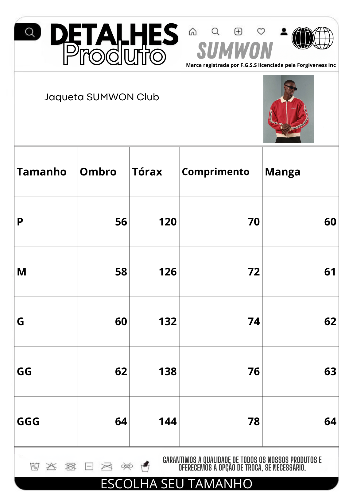 Jaqueta SUMWON Club