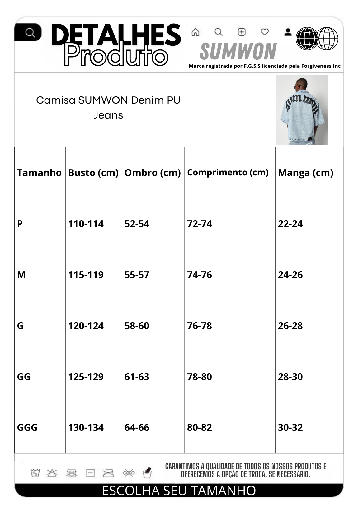 Camisa SUMWON Denim PU Jeans