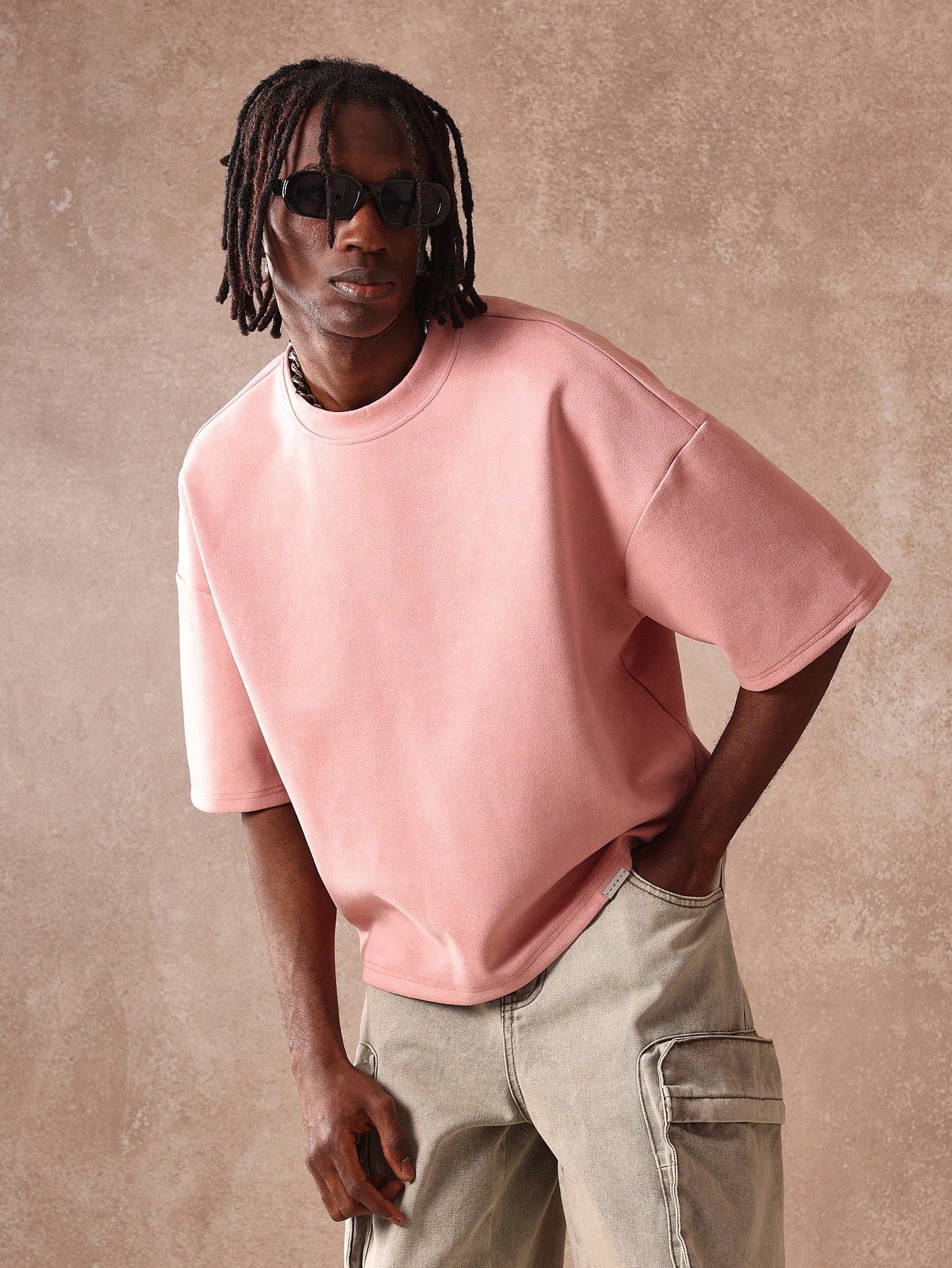 Camiseta SUMWON Boxy Oversized Veludo