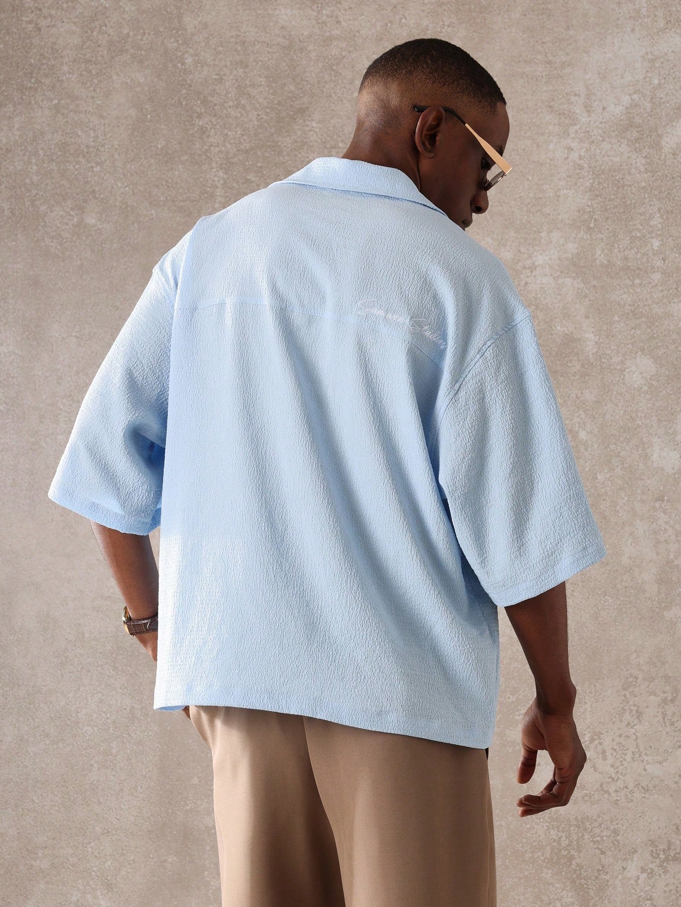 Camisa SUMWON X Nawaf Blue