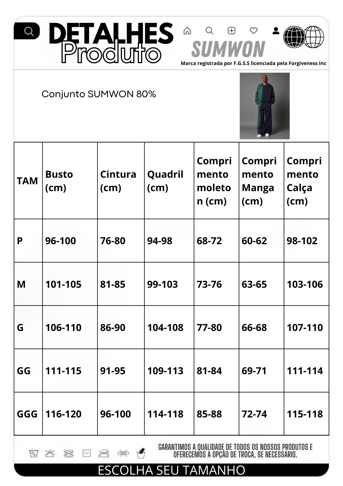 Conjunto SUMWON 80%