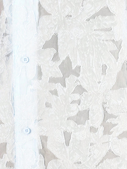 Camisa SUMWON Jacquard de Renda