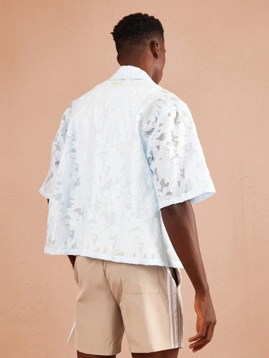 Camisa SUMWON Jacquard de Renda