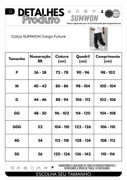 Calça SUMWON Cargo Future