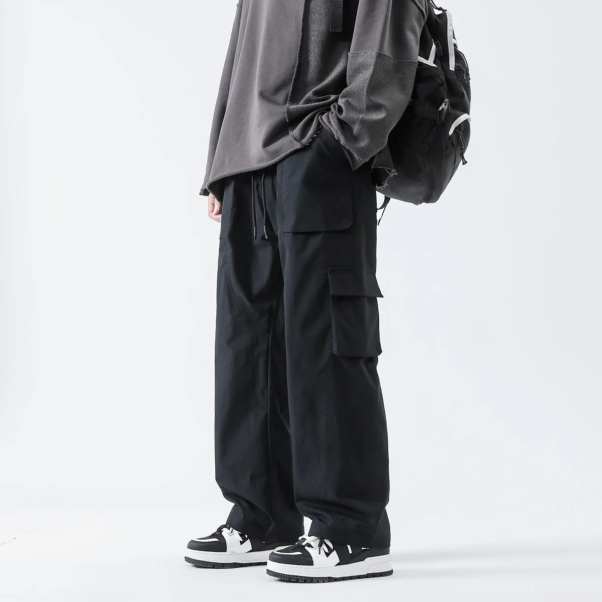 Calça de Harém Pants Pocket