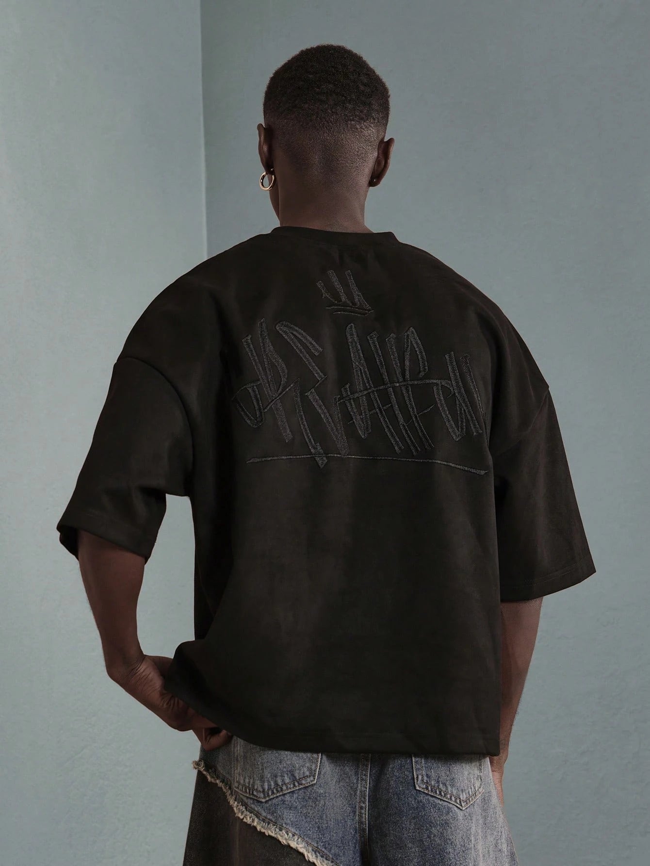 Camiseta SUMWON Boxy Oversized Veludo