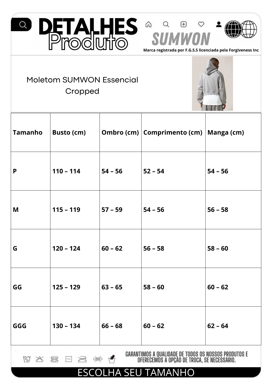 Moletom SUMWON Essencial Confort Fleece