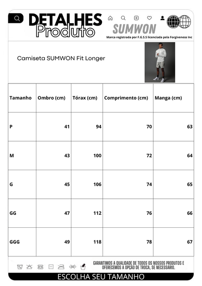 Camiseta SUMWON Fit Longer