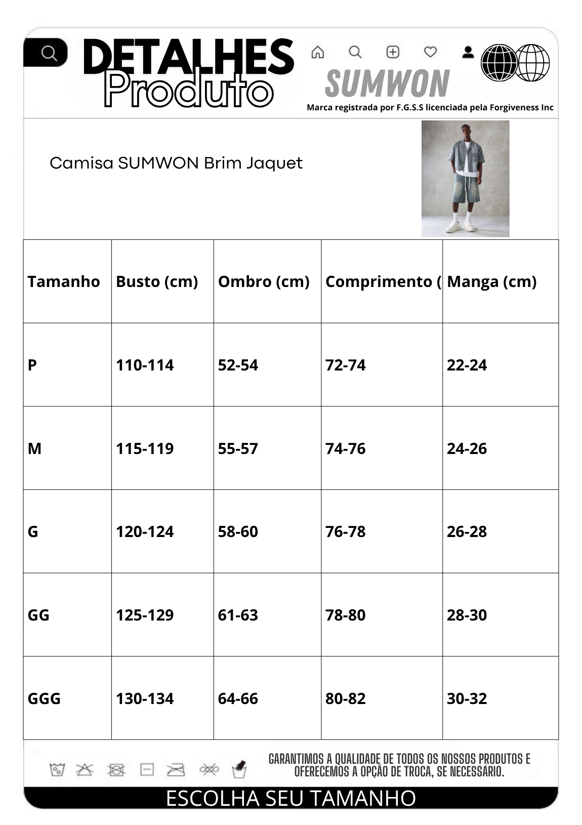 Camisa SUMWON Brim Jaquet