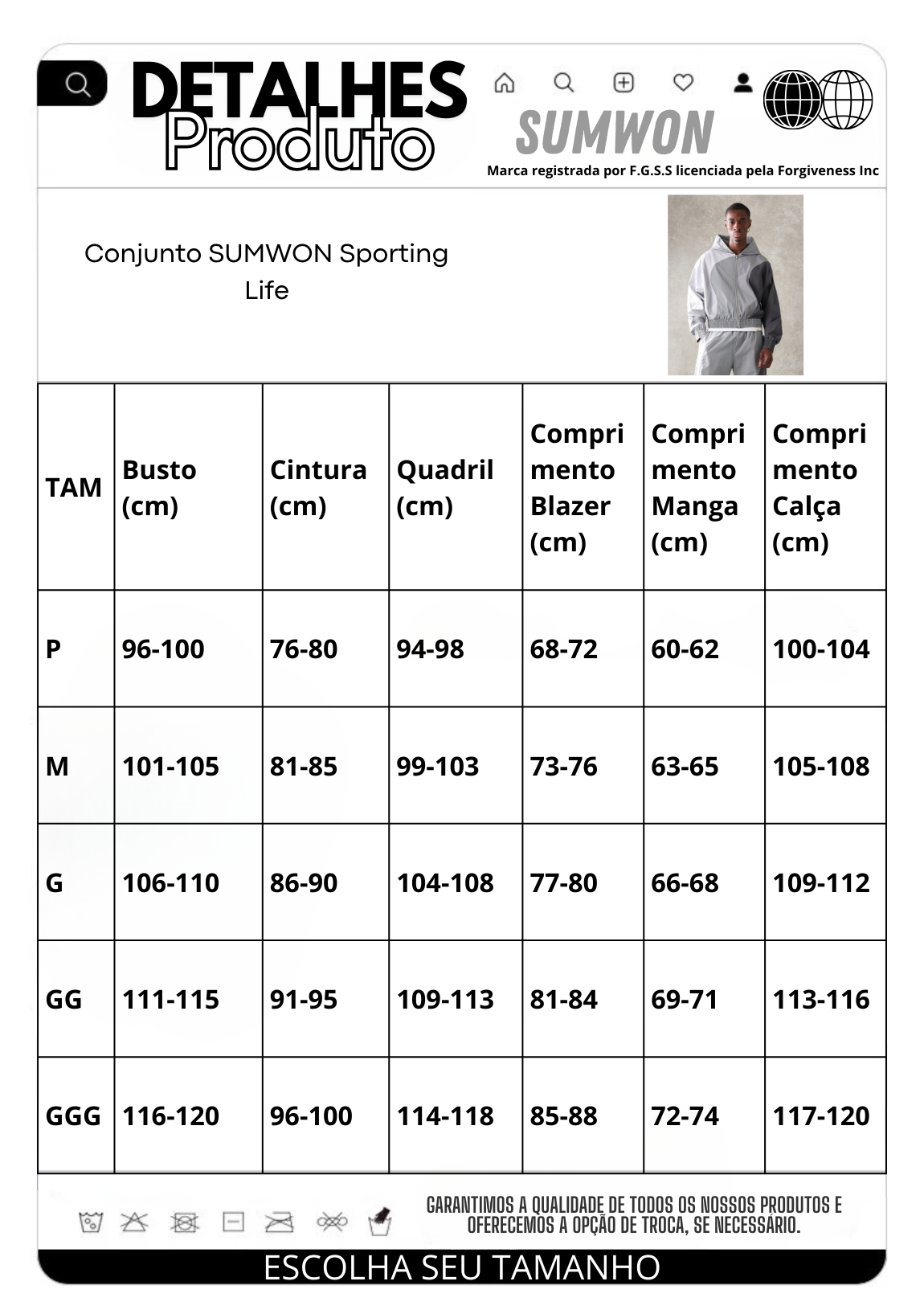 Conjunto SUMWON Sporting Life