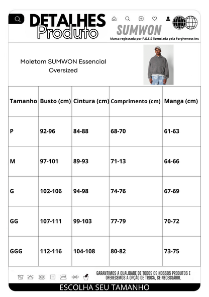 Moletom SUMWON Essencial Oversized