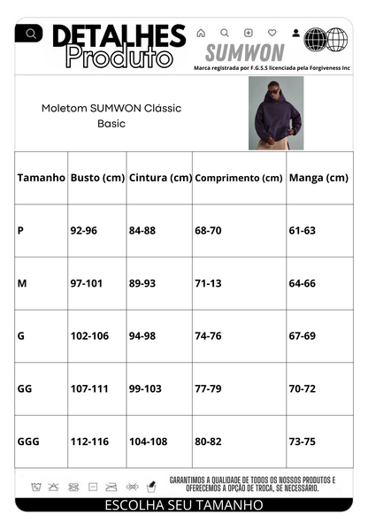 Moletom SUMWON Clássic Basic